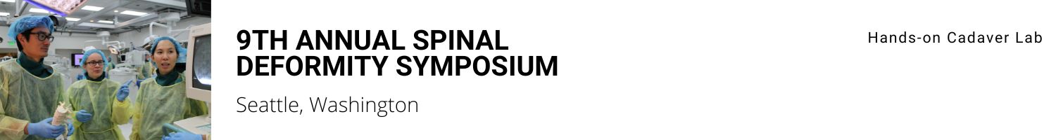 8th Annual Spinal Deformity Symposium 2023 Banner